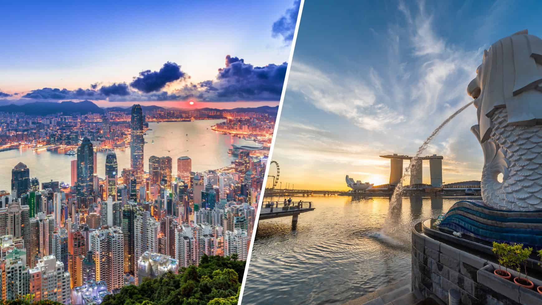 hong kong singapore business comparison